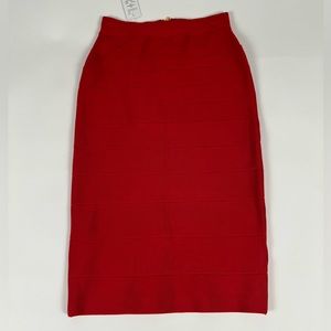 Bebe red skirt, NWT, size XS